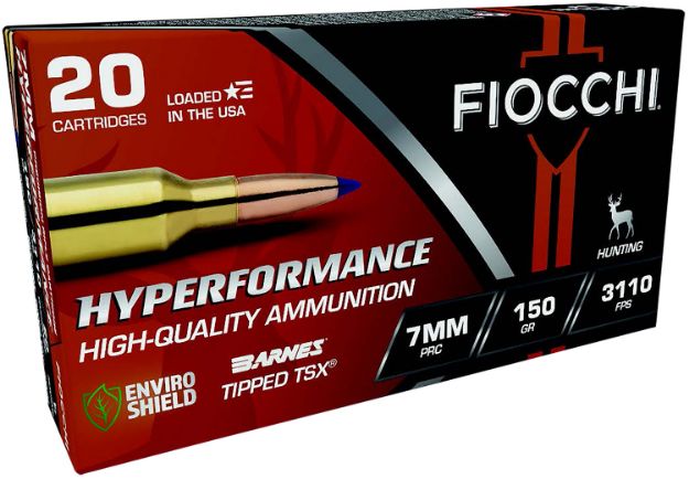 Picture of Fiocchi 7PRCTT Hyperformance  7mmPRC 150gr Barnes Tipped TSX 20 Per Box/10 Case