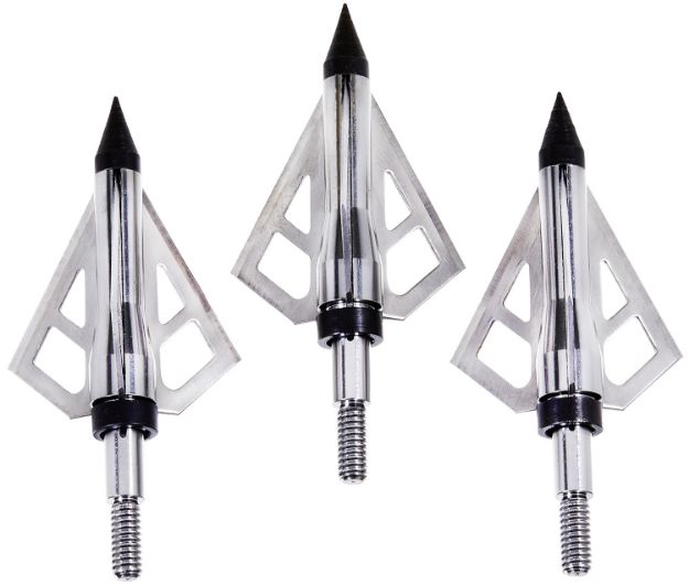 Picture of Allen 14625 Optimus Broadhead Stainless Steel Blades Silver 3 Pack