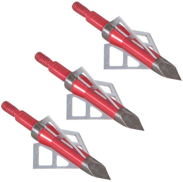 Picture of Allen 14696 Photon Broadhead Stainless Steel Blades Red 3 Pack