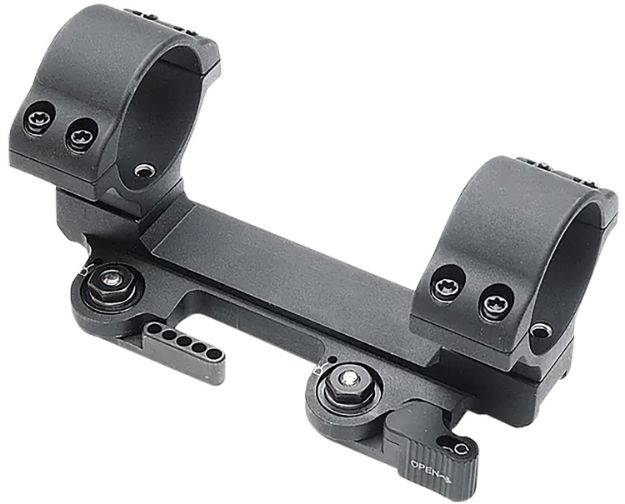 Picture of Larue Tactical LT11230 In Line QD Scope Mount Black 30mm Tube Medium Rings 20 MOA