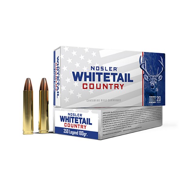 Picture of Nosler 40130 Whitetail Country  350Legend 180gr 20 Per Box/10 Case