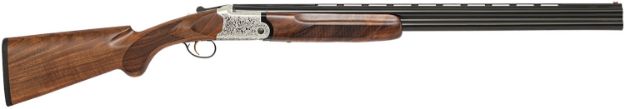 Picture of Charles Daly 930392 202  28 Gauge Break Open 3" 2rd 28" Black Over/Under Vent Rib Barrel, Silver Engraved Alloy Steel Receiver, Fixed w/Pistol Grip Checkered Walnut Stock