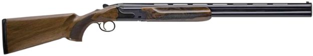 Picture of Charles Daly 930394 202E  12 Gauge Break Open 3" 2rd 28" Black Over/Under Vent Rib Barrel, Black Engraved Steel Receiver, Fixed w/Pistol Grip Walnut Stock