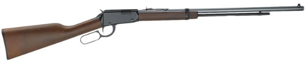 Picture of Henry H001TMLB Frontier  Full Size 22 WMR 12+1, 24" Blued Octagon Barrel, Grooved Black Steel Receiver, Fixed American Walnut Wood Stock