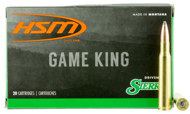 Picture of HSM 300641N Game King  30-06 Springfield 180 gr Sierra GameKing Spitzer Boat Tail 20 Per Box/ 20 Case