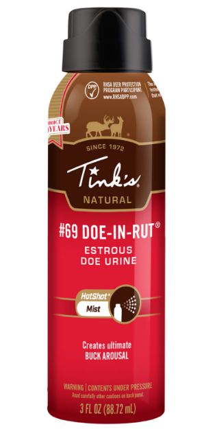 Picture of Tinks W5310 #69 Hot Shot Deer Attractant Doe In Estrus Scent 3 oz Aerosol