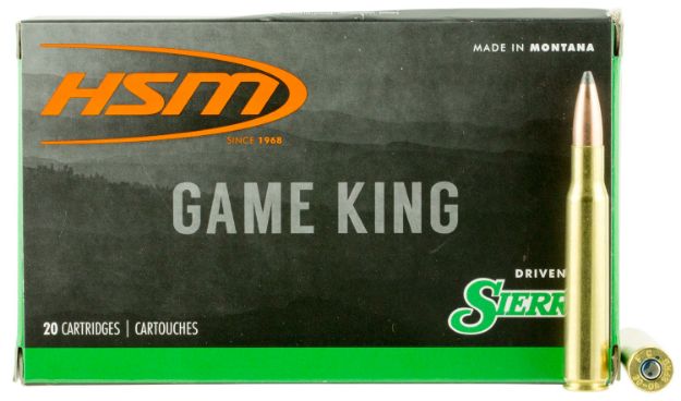 Picture of HSM 30843N Game King  308 Win 180 gr Sierra GameKing Spitzer Boat Tail 20 Per Box/ 25 Case