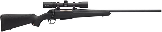 Picture of Winchester Guns 535705218 XPR Scope Combo 7mm-08 Rem 3+1 22" Matte Black Synthetic Stock Matte Blued Right Hand Vortex Crossfire II 3-9x40mm