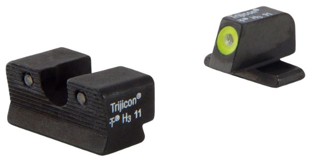 Picture of Trijicon 600751 HD Night Sights  Green/Tritium Yellow Outline Front Sight-Green Tritium Black Outline Rear Sight Springfield XD-S/XD-E