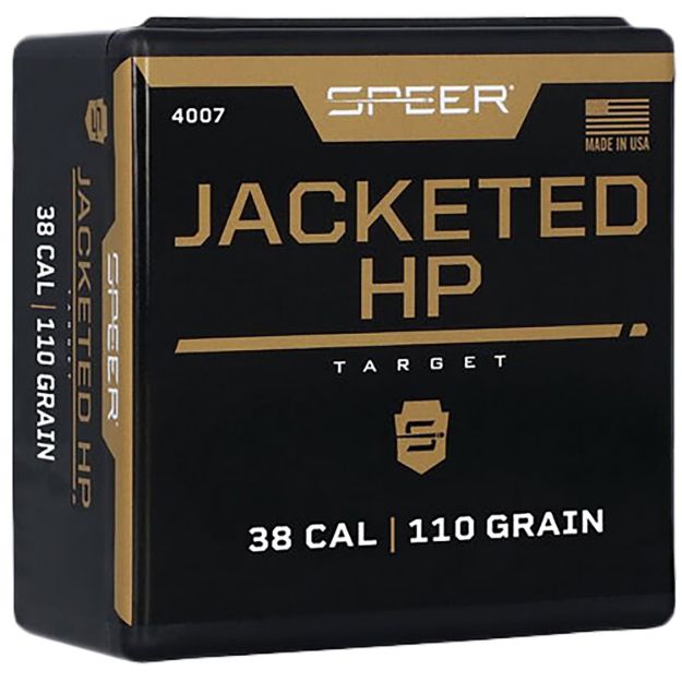 Picture of Speer 4007 Handgun  38Cal 110gr Jacketed Hollow Point 100 Per Box/5 Case