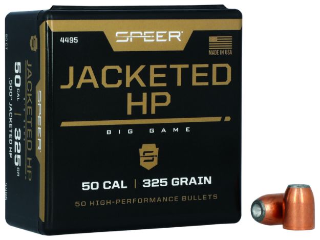 Picture of Speer 4495 Handgun  50Cal 325gr Jacketed Hollow Point 50 Per Box/5 Case