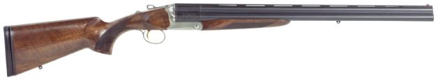 Picture of Charles Daly 930080 Triple Crown  20 Gauge 3+1 3" 26" Vent Rib Blued Tripled Barrel, Silver Finished Steel Receiver, Oiled Walnut Fixed Checkered Stock, Includes 5 Chokes