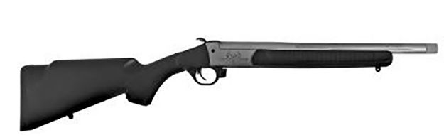 Picture of Traditions CRY301130T Outfitter G3 Youth 300 Blackout 1rd 16.50" Stainless Cerakote Fluted Threaded Barrel, Drilled & Tapped Steel Receiver, Fixed Black Synthetic Stock, Right Hand