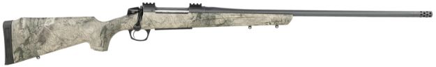 Picture of CVA CR6979 Cascade  Full Size 6.5 PRC 3+1 24" Sniper Gray Cerakote Carbon Steel Threaded Barrel, Sniper Gray Cerakote Steel Receiver, Exclusive Realtree Rockslide Fixed w/SoftTouch Stock, Right Hand