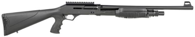 Picture of SDS Imports DSF12 Duo-Sys Force  12 Gauge Pump/Semi-Auto Hybrid 3" 5+1 19" Barrel, Black Steel Receiver, Synthetic Fixed Stock w/Pistol Grip Includes 3 Chokes