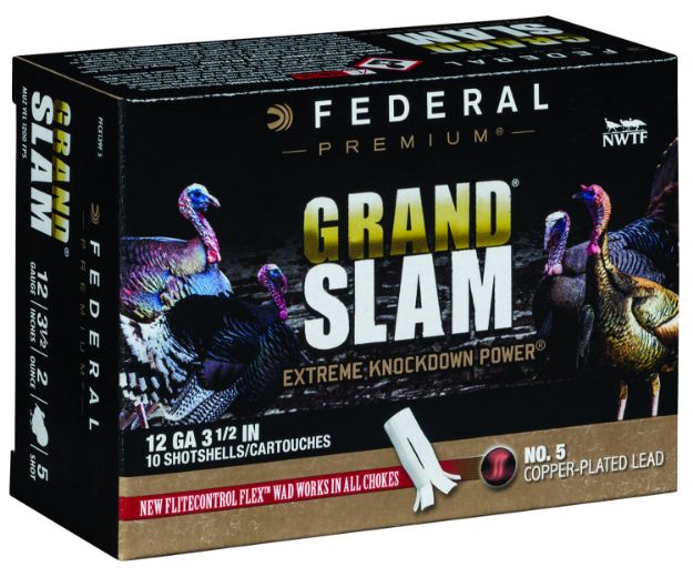 Picture of Federal PFCX139F5 Premium Grand Slam 12Gauge 3.50" 2oz 5Shot 10 Per Box/25 Case