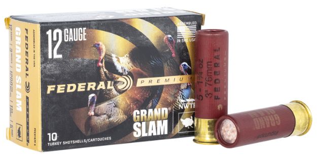 Picture of Federal PFCX157F5 Premium Grand Slam 12Gauge 3" 1 3/4oz 5Shot 10 Per Box/25 Case