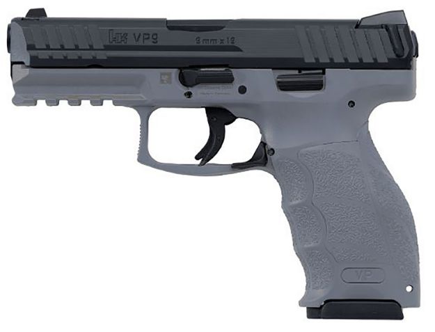 Picture of HK 81000232 VP9  9mm Luger 4.09" 10+1 (3) Gray Black Steel Slide Gray Interchangeable Backstrap Grip Night Sights