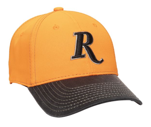 Picture of Outdoor Cap RM16A Remington Cap Polyester Twill Blaze/Black Structured OSFA