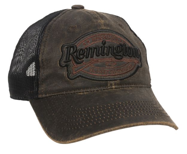 Picture of Outdoor Cap RM17A Remington Cap Cotton Black/Brown Unstructured OSFA