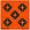 Picture of Caldwell 1166105 Orange Peel  Self-Adhesive Paper Black/Orange 12" Diamond 25 Pack