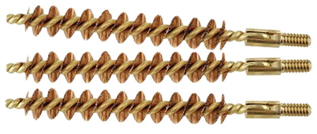 Picture of Tipton 868556 Bore Brush Set  30/32 Cal Rifle Firearm Brass Bronze Bristles 3 Per Pkg