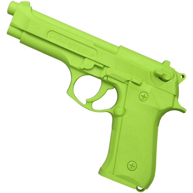 Picture of Cold Steel CS92RGB92Z Model 92 Training Pistol Green Rubber 8.25" Long