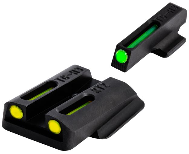 Picture of TruGlo TGTG131RT2Y TFO  Green/Tritium/Fiber Optic Front Sight-Yellow/Tritium/Fiber Optic Rear Sight Ruger LC9/9S/380