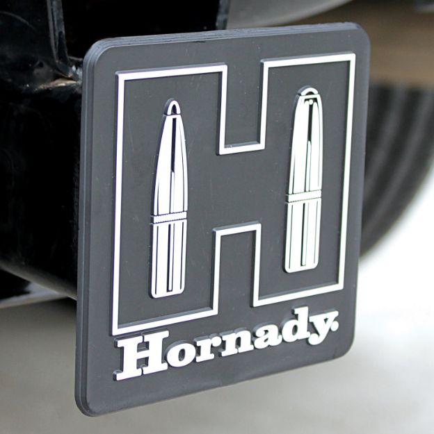 Picture of Hornady 99132 Hitch Cover 99132 Black/White Plastic 2.0" Long