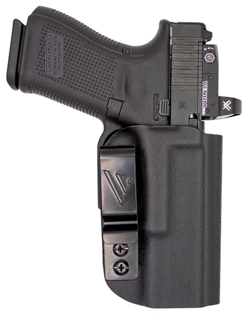 Picture of Versacarry OBE111G43 Obsidian Essential IWB Black Polymer Belt Clip Fits Glock 43 Ambidextrous