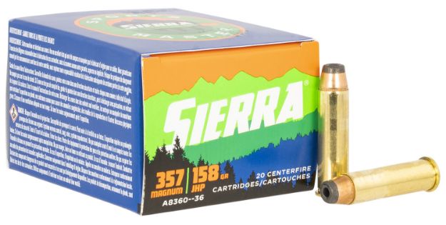 Picture of Sierra A836036 Outdoor Master  357Mag 158gr Jacketed Hollow Point Sport Master 20/Box