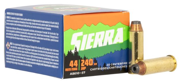 Picture of Sierra A861037 Outdoor Master  44RemMag 240gr Jacketed Hollow Point Sport Master 20/Box