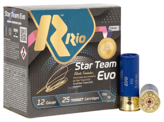 Picture of Rio Ammunition ST32HV75 Star Team EVO High Velocity 12 Gauge 2.75" 1 1/8 oz 7.5 Shot 25 Per Box/ 10 Case