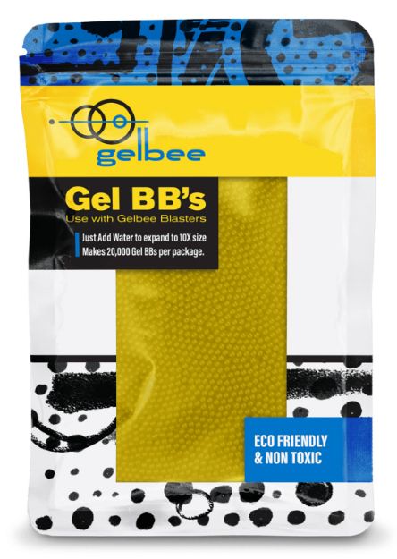 Picture of gelbee GFGBB7 Gel BBs  Yellow 20,000 BBs