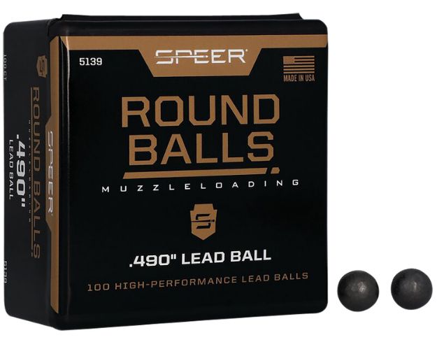 Picture of Speer 5139 Lead Balls  50Cal Lead Ball 176gr 100 Per Box/5 Case