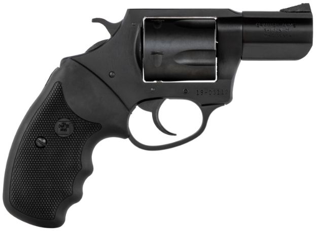 Picture of Charter Arms 63520 Mag Pug  Large 357 Mag, 5 Shot 2.20" Black Nitride Steel Barrel, Cylinder & Frame w/Black Finger Grooved Rubber Grip