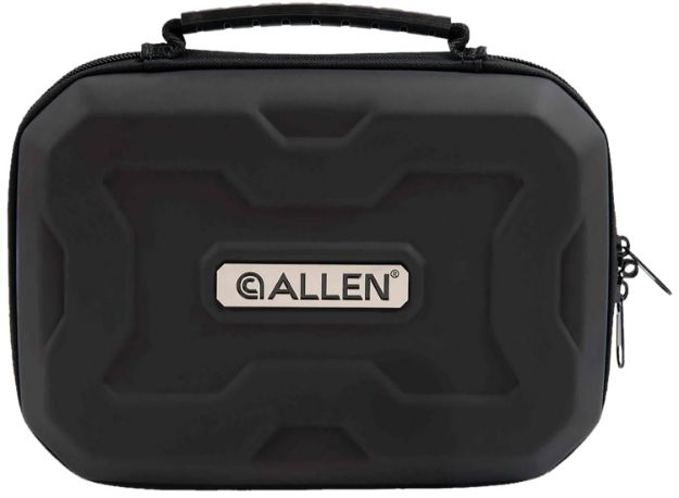 Picture of Allen 829 EXO  Handgun Case Black Polymer, Molded Carry Handle, Egg Crate Foam & Lockable Zippers 9" x 6.25" Interior Dimensions