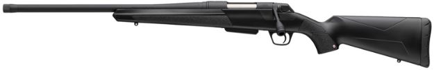 Picture of Winchester Repeating Arms 535783212 XPR SR Full Size 243 Win 3+1 20" Black Perma-Cote Threaded Sporter Barrel & Drilled & Tapped Steel Receiver, Fixed Matte Black Synthetic Stock, Left Hand