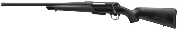 Picture of Winchester Repeating Arms 535783299 XPR SR Full Size 6.8 Western 3+1 20" Black Perma-Cote Threaded Sporter Barrel & Drilled & Tapped Steel Receiver, Fixed Matte Black Synthetic Stock, Left Hand