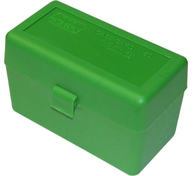 Picture of MTM Case-Gard RL5010 Ammo Box Flip-Top 270 Win/25-06 Rem/30-06 Springfield Green 50rd