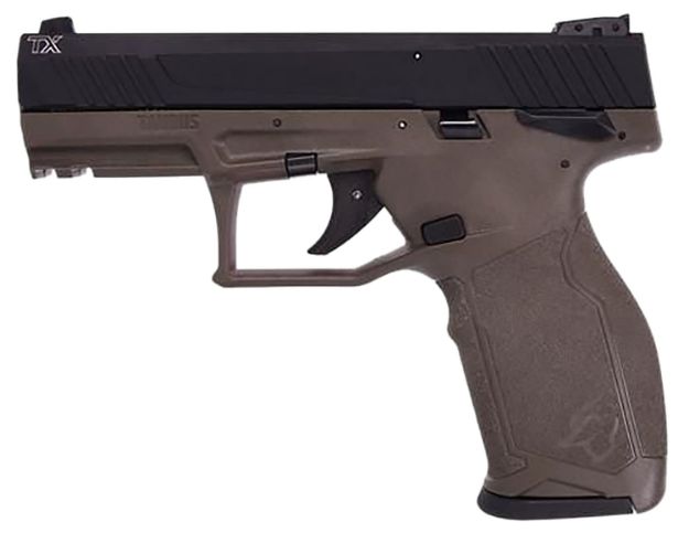 Picture of Taurus 1TX22141O TX22  Full Size Frame 22 LR 16+1 4.10" Matte Black Hard Coat Anodized OD Green w/Black Controls OD Green Grip