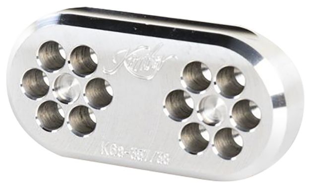 Picture of Kimber Mfg.,inc 4100022 K6S 2 Position Loading Station Compatible w/ 38 Special/357 Magnum Silver Aluminum