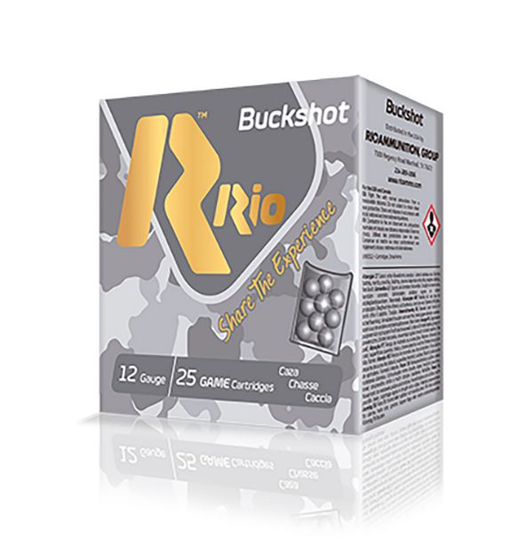 Picture of Rio Ammunition RB12925 Royal Buck  12Gauge 2.75" 00Buck Shot 25 Per Box/10 Case