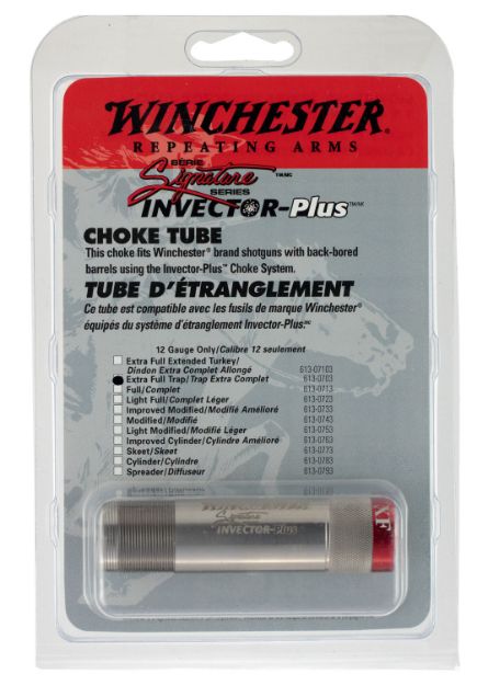 Picture of Winchester Repeating Arms 6130703 Invector Plus Signature Winchester 12 Gauge Extra Full 17-4 Stainless Steel