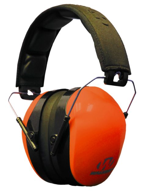 Picture of Walker's GWPDCPMBO Advanced Protection Passive Muff 26 dB Over the Head Blaze Orange/Black Polymer