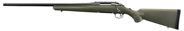 Picture of Ruger 16977 American Predator Full Size 6.5 Creedmoor 4+1 22" Matte Black Threaded Barrel, Matte Black Picatinny Rail Steel Receiver, Moss Green Fixed Synthetic Stock, Left Hand