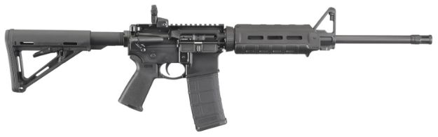 Picture of Ruger 8515 AR-556  5.56x45mm 30+1 16.10" Threaded Medium Contour Barrel, Hard Coat Anodized Finish, Magpul M-LOK Handguard, Telescoping Magpul MOE Stock, Magpul PMAG