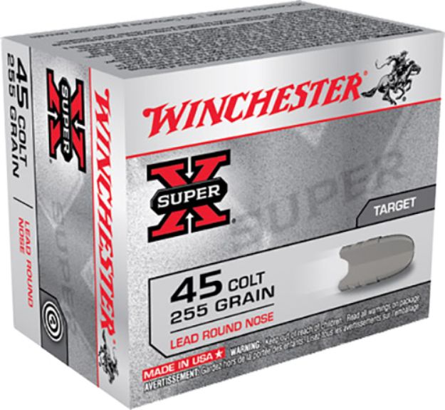 Picture of Winchester Ammo X45CP2 Super X  45Colt 255gr Lead Round Nose 20 Per Box/10 Case