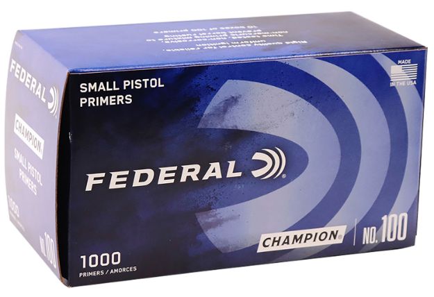 Picture of Federal 100 Champion Small Pistol Multi Caliber Handgun 1000 Per Box/5 Case