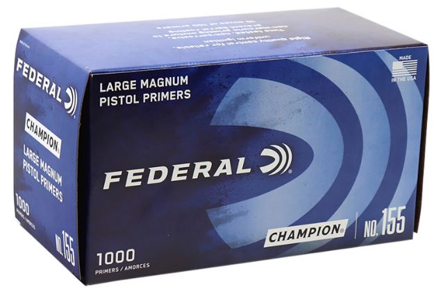 Picture of Federal 155 Champion Large Pistol Multi Caliber Handgun 1000 Per Box/5 Case